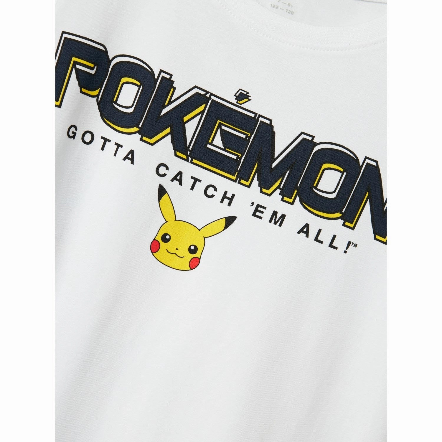 Name It Bright White Mat Pokemon Regular T-Shirt Classic Cut