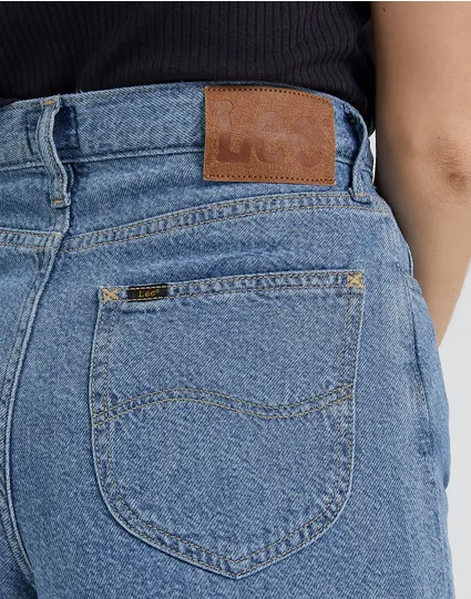 Lee Pantalone jeans da donna Drew Loose L32AHOB60 in the glory UVProtectiveLayer Flexible Comfort