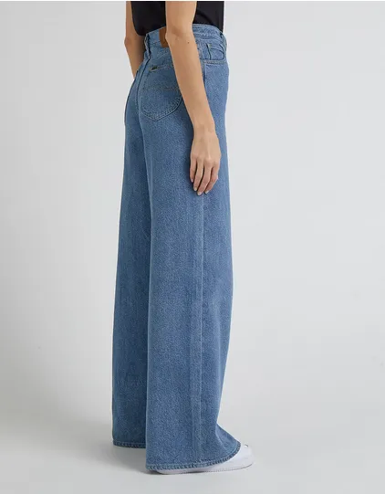 Erasable Logo Patch Lee Pantalone jeans da donna Drew Loose L32AHOB60 in the glory