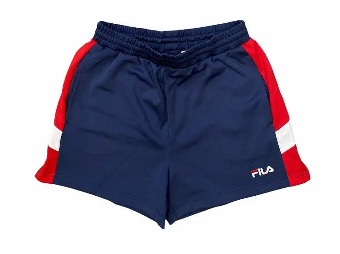 Fila pantaloncino sportivo da uomo Ajax blocked short 688457 G06 blu Moisture Management System