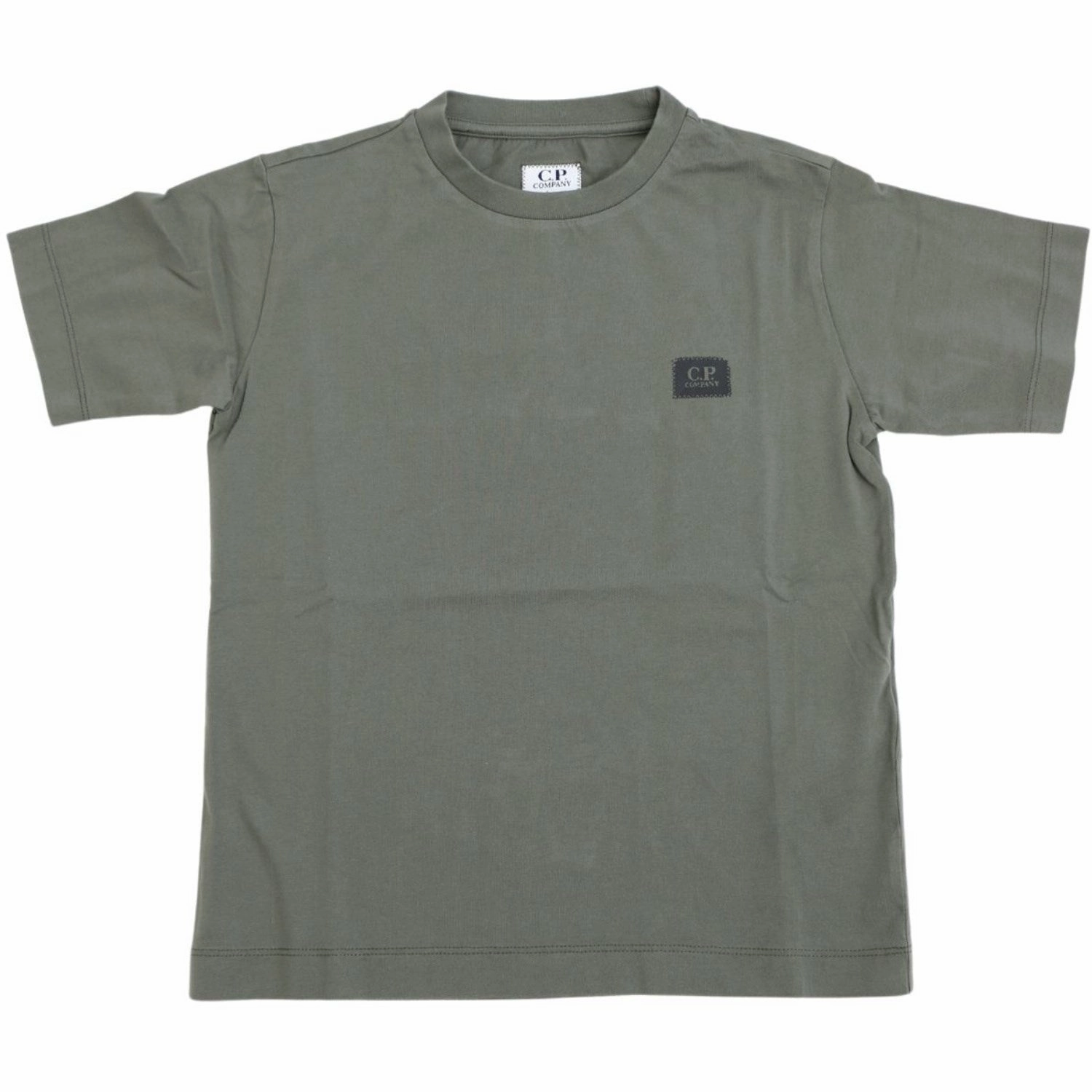 Chic and Cozy BreathableMaterial C.P. Company Grape Leaf Green T-Shirt Short Sleeve