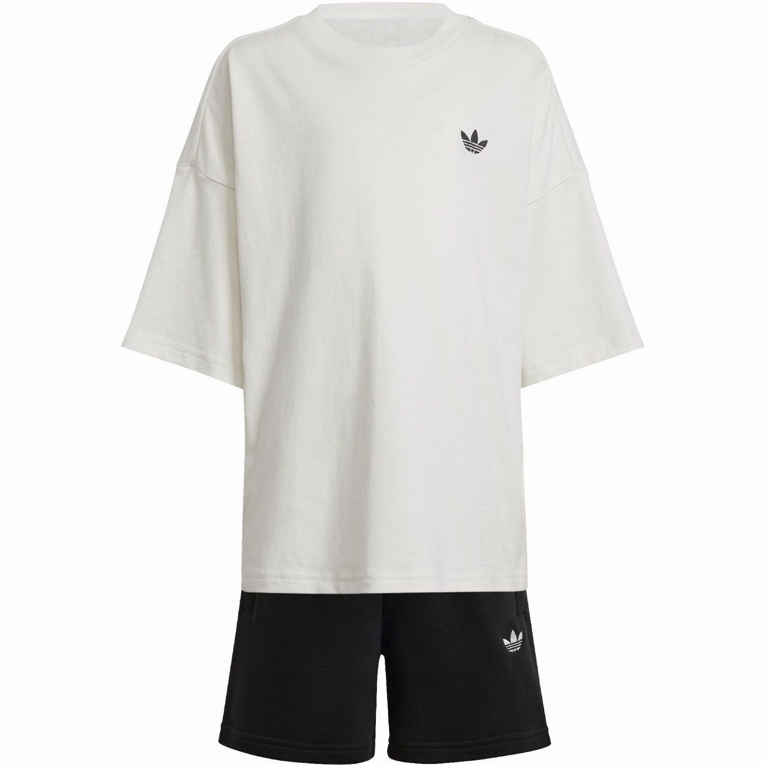 UV Protective Coating Anti Friction Seams adidas Originals White/Black Lk Dy Mm Shorts Set