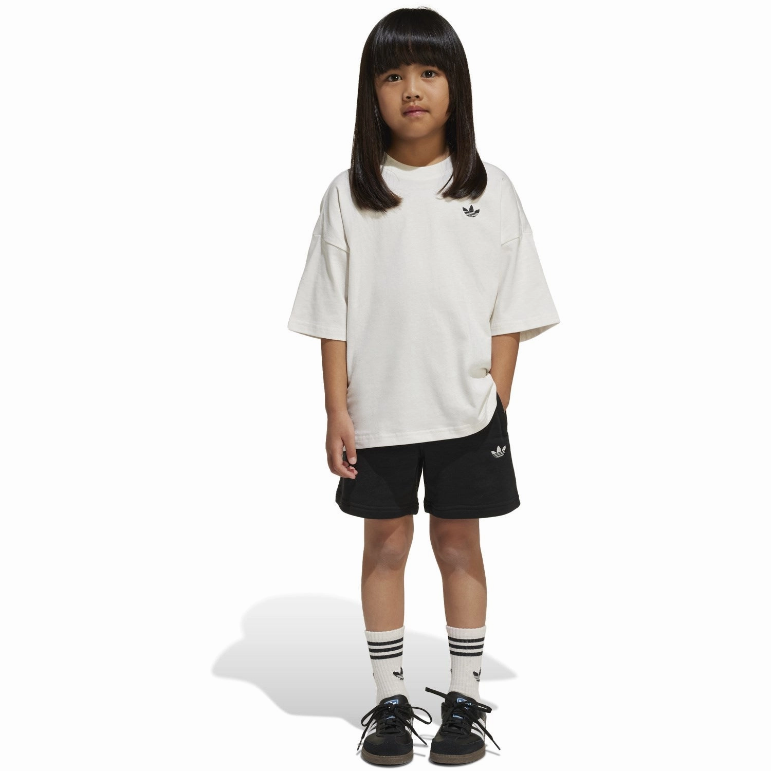 Adult Wear Comfy Choice adidas Originals White/Black Lk Dy Mm Shorts Set