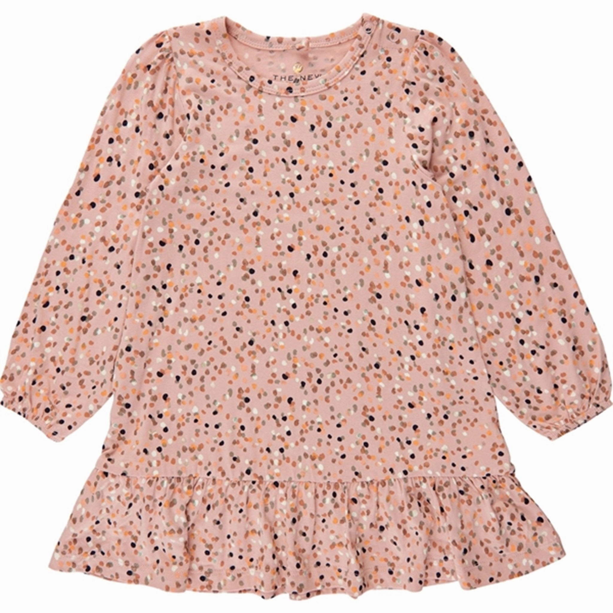 Trend Movement Statement Piece THE NEW Siblings Peach Beige Farla Dress