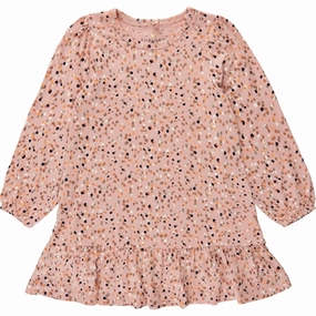 Trend Movement Statement Piece THE NEW Siblings Peach Beige Farla Dress