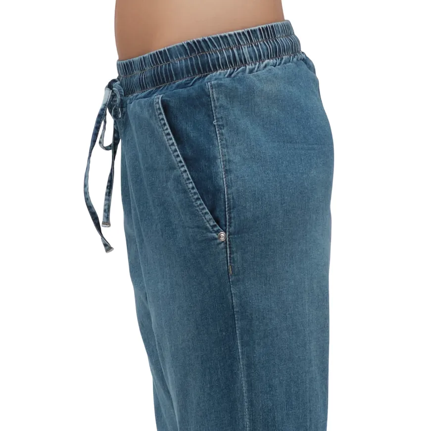 Chilly Layering Soft Brushed Lining Griffai pantalaccio da donna DGP6313 denim