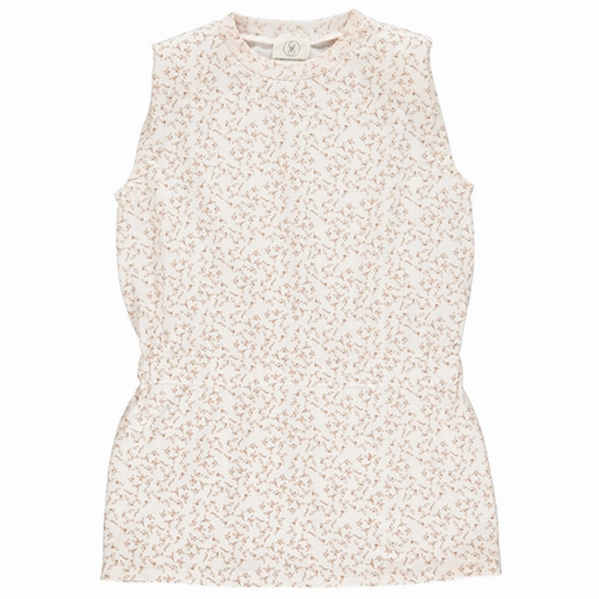 Gro Rose Cream Ally Summer Dress Effortless Look Sculpted Form