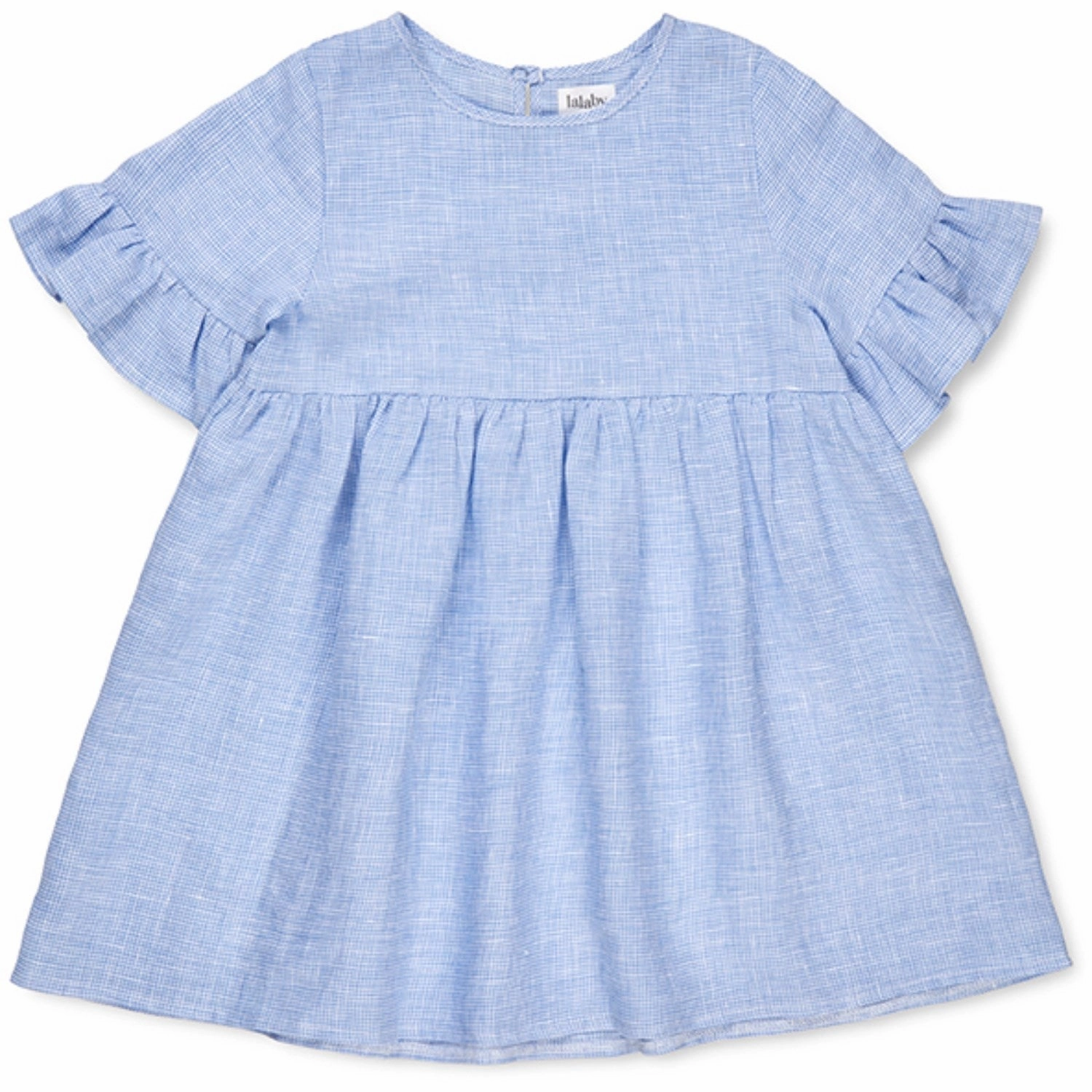 Sleek Piece Velvet-Edge Lalaby Pepita Check Viola Dress