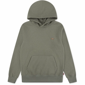 Levi's Deep Lichen Green Mini Batwing Pull Over Hoodie Sloth like