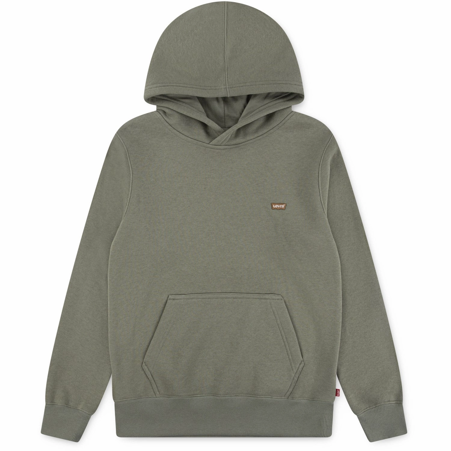 Levi's Deep Lichen Green Mini Batwing Pull Over Hoodie Sloth like