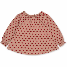 Konges Sl?jd Coeur Mahogany Chleo Blouse Geometric Shape