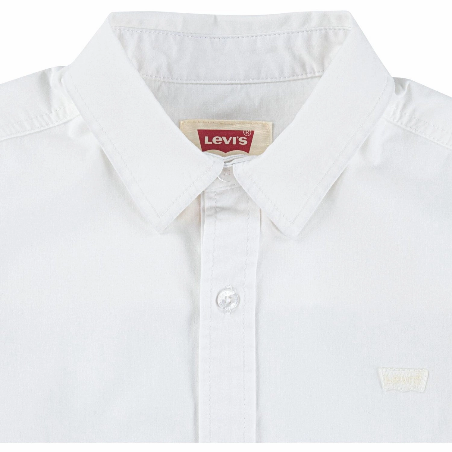 Tagless Labeling Levi's Bright White Battery Housemark Shirt