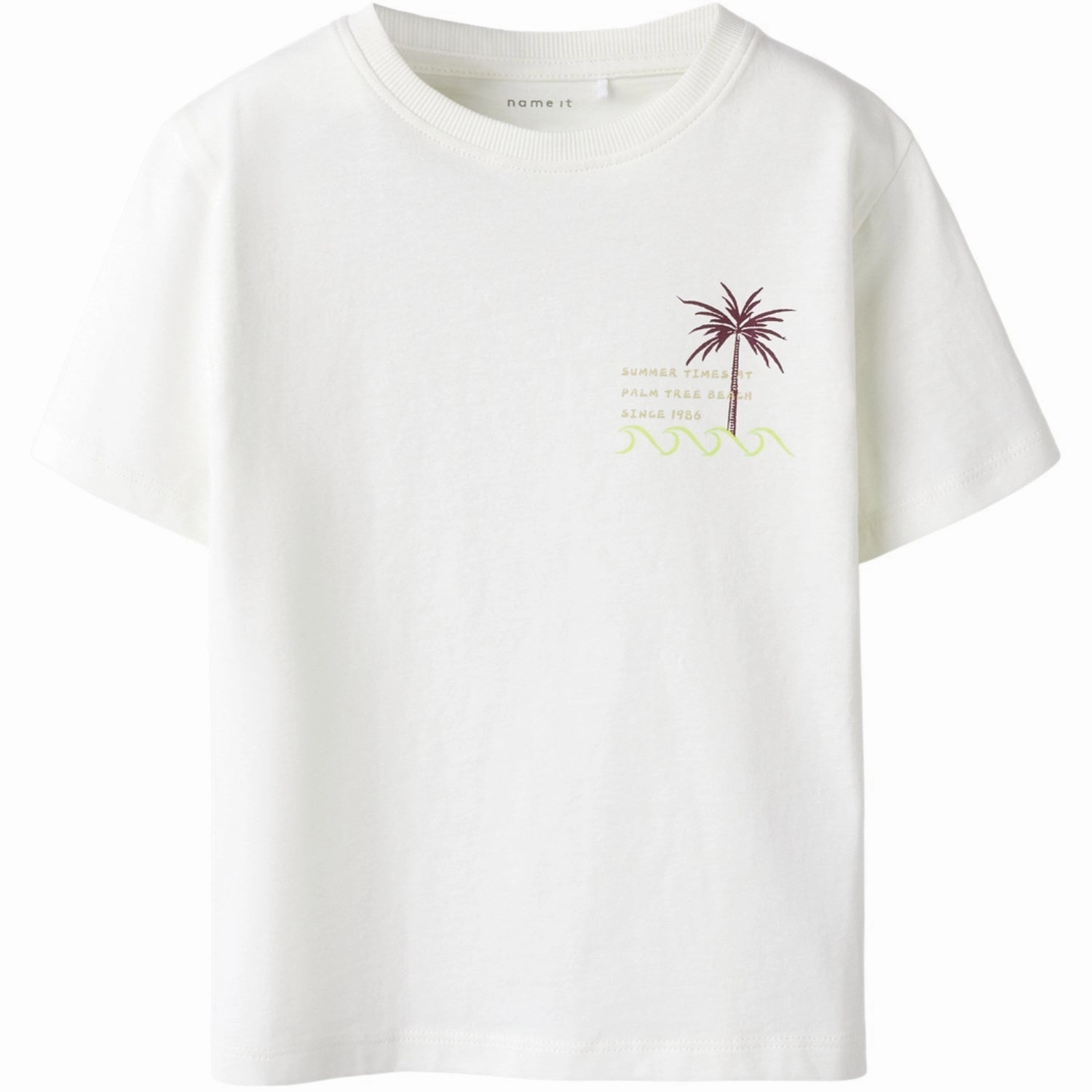 Classic Look Name It Cloud Dancer Nmmhelix Ss Nreg Top