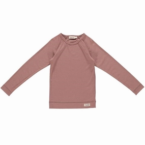 MarMar Rose Blush Baselayer Tee LS Reinforced Collar Minimalist Design