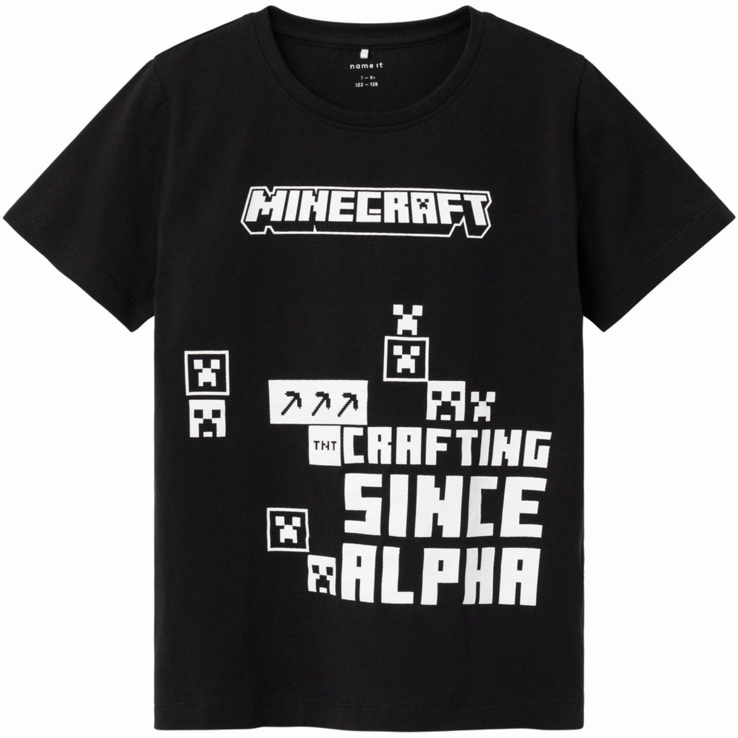 Quick Dry Fabric Timeless and Chic Name It Black Mazirel Minecraft T-Shirt