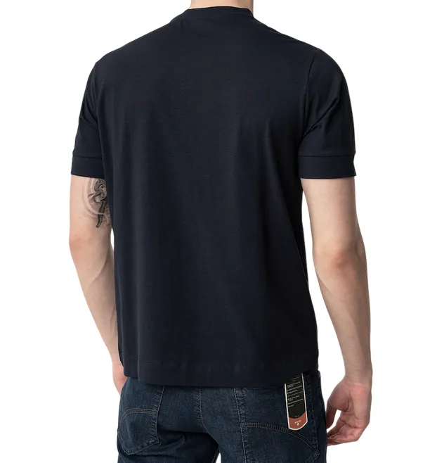 FlexibleKnit Hamaki-Ho maglietta manica corta da uomo in cotone PE229H nero