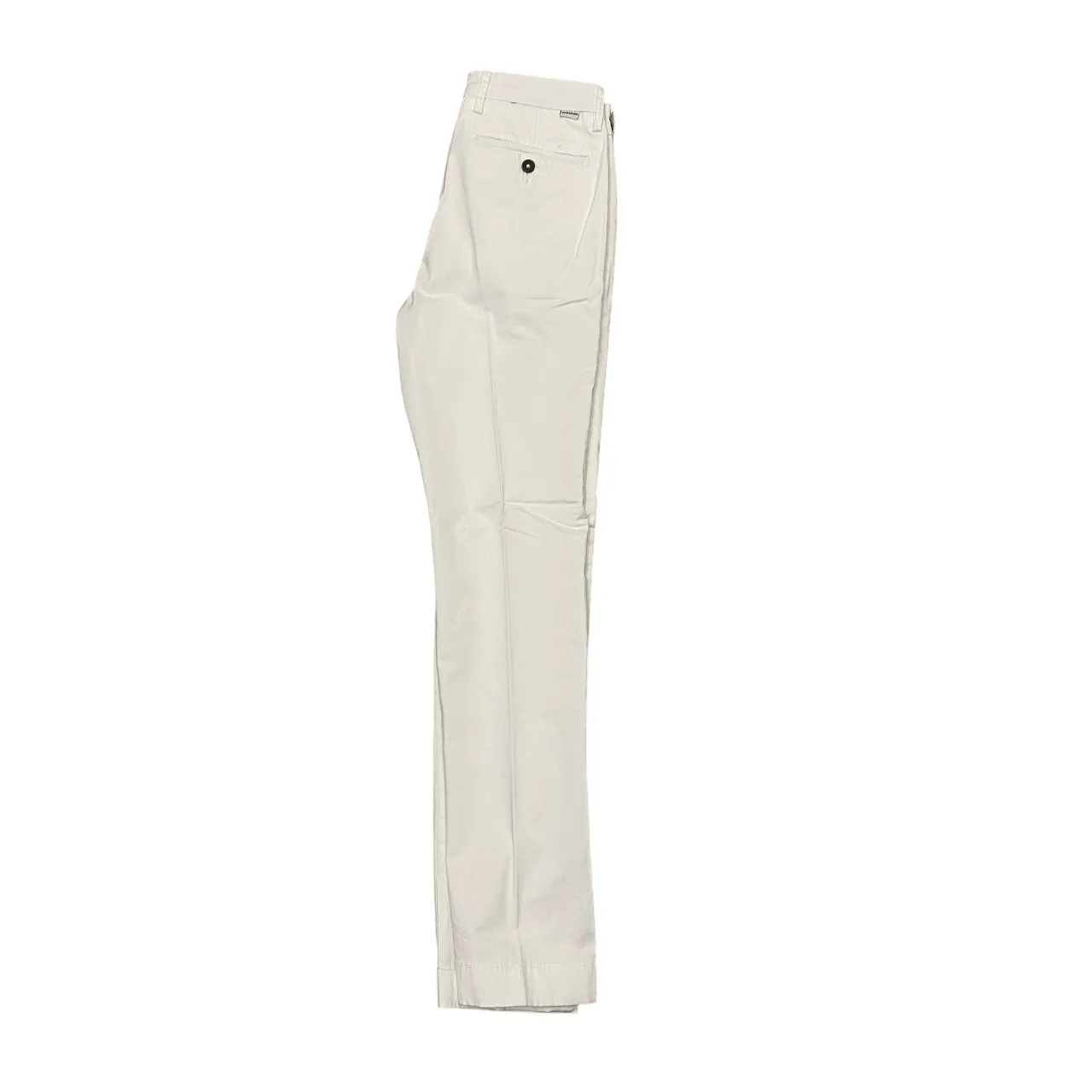 Belt loops Timeless Comfort Wear Hamaki-Ho pantalone casual da uomo PSE1744H bianco