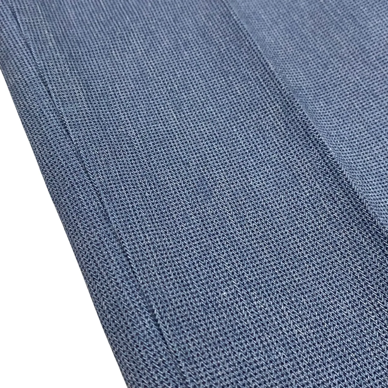 Hamaki-ho pantalone chinos da uomo slim fit con microfantasia quadri PSI1735H blu Durable Fabric