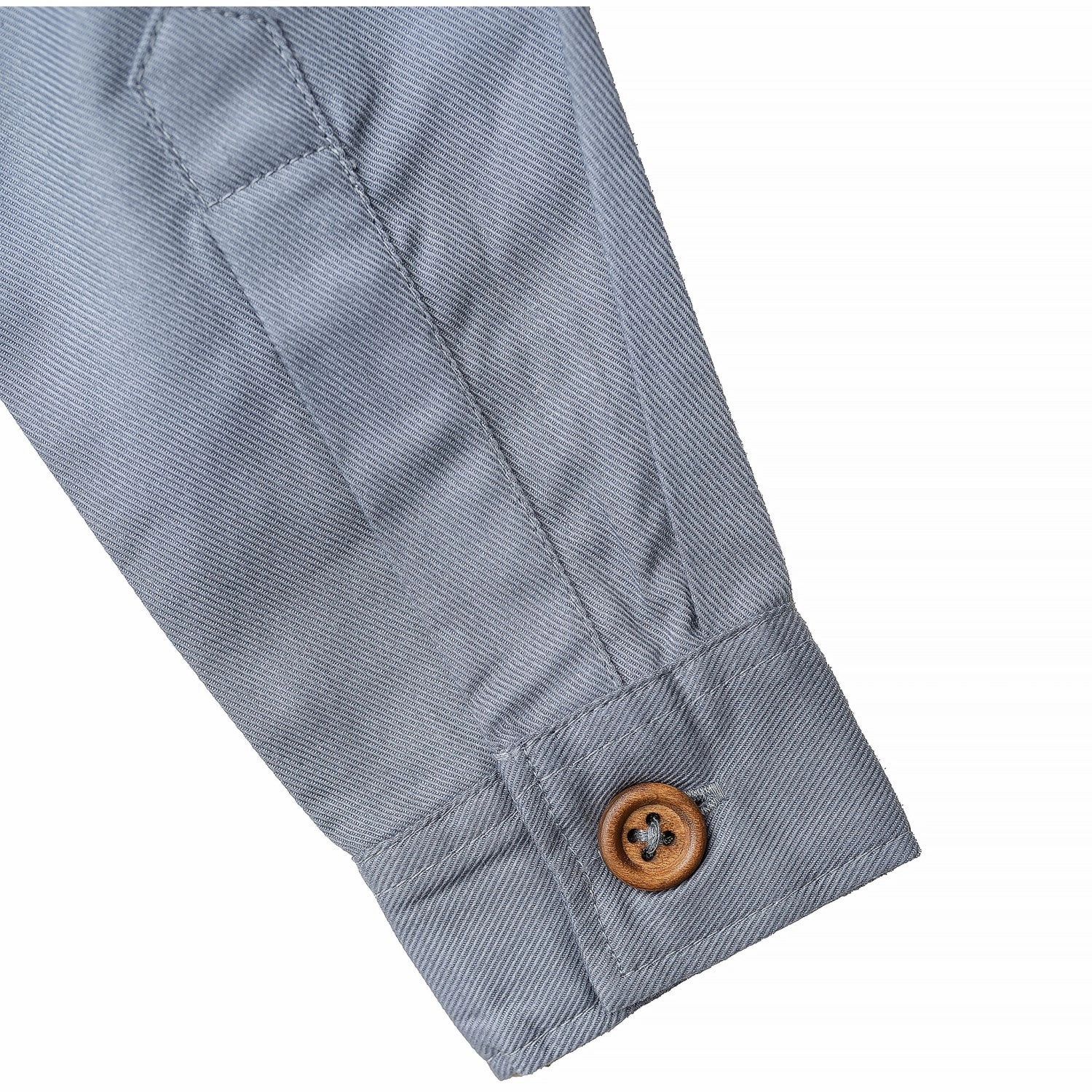 Glossy Texture Hanevild Blue Visti Shirt