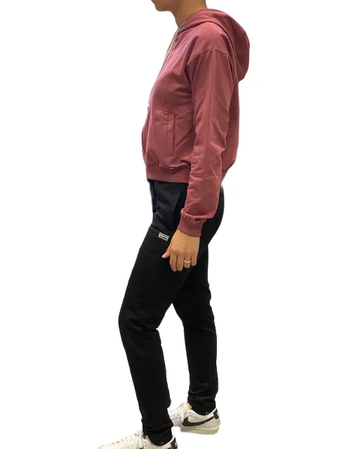 Hangar93 Pantalone in Felpa Brusched Z829D NRO01 nero Functional fashion wear