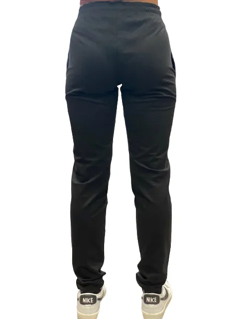 Hangar93 Pantalone in Felpa Brusched Z829D NRO01 nero FunctionalZipper
