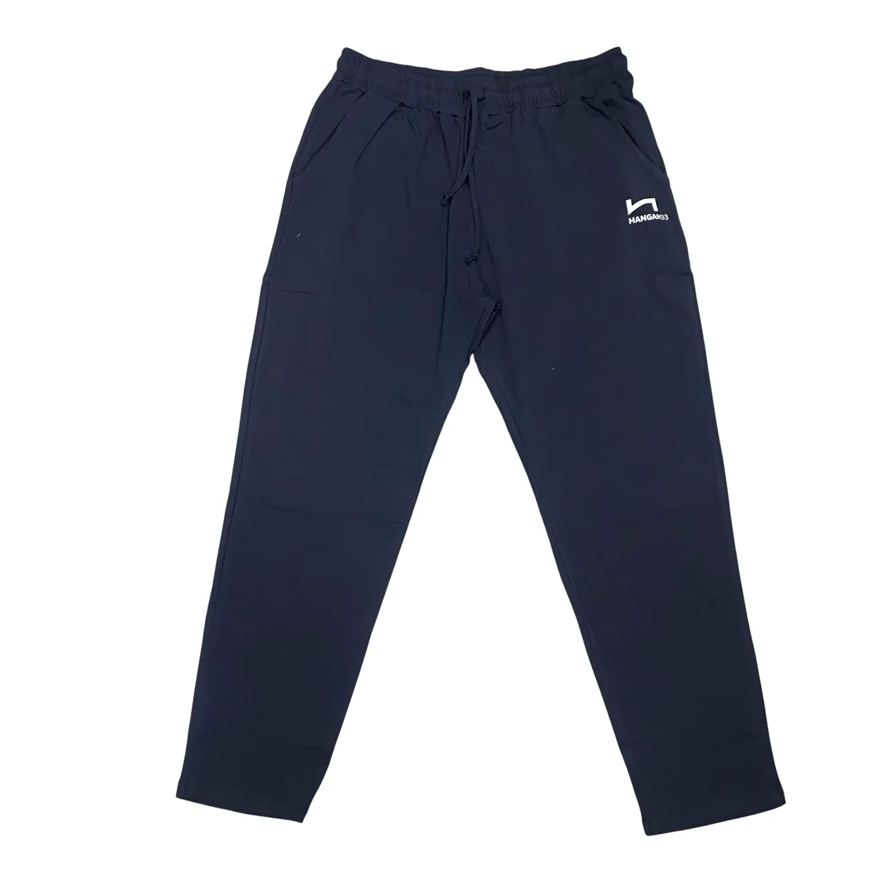 Hangar93 pantalone sportivo da uomo  in cotone jersey Over Size z234U1 BLU02 blu Easy Movement Anti Static Fabric