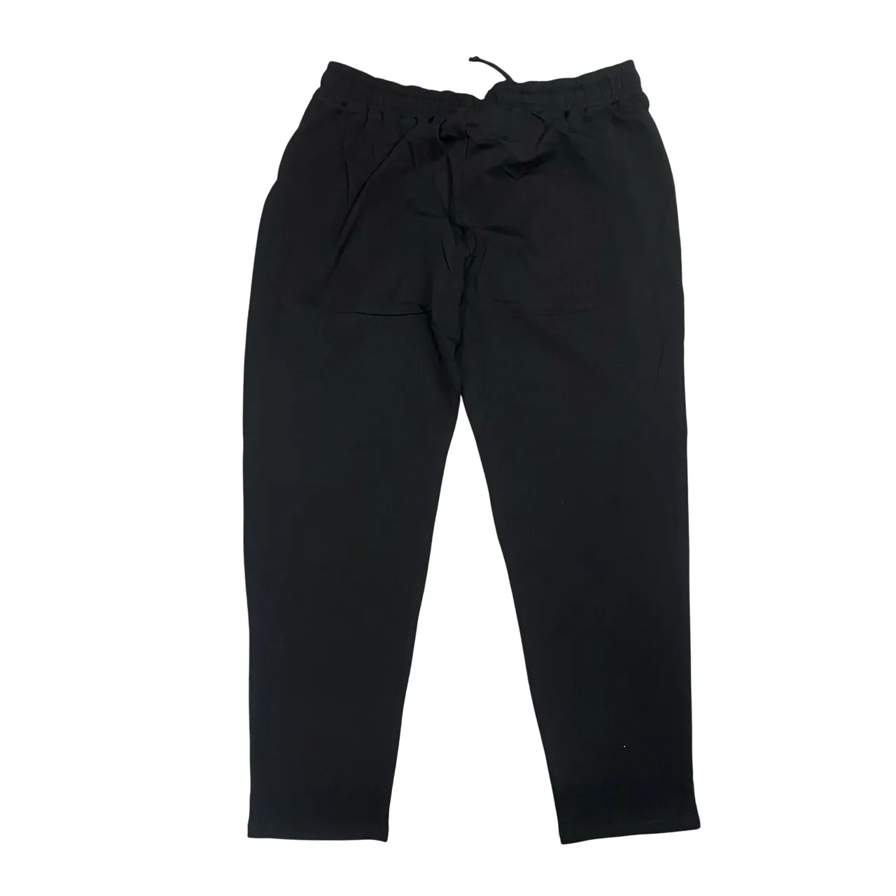 Smooth zipper closure Hangar93 pantalone sportivo da uomo  in cotone jersey Over Size z234U1 NRO02 nero