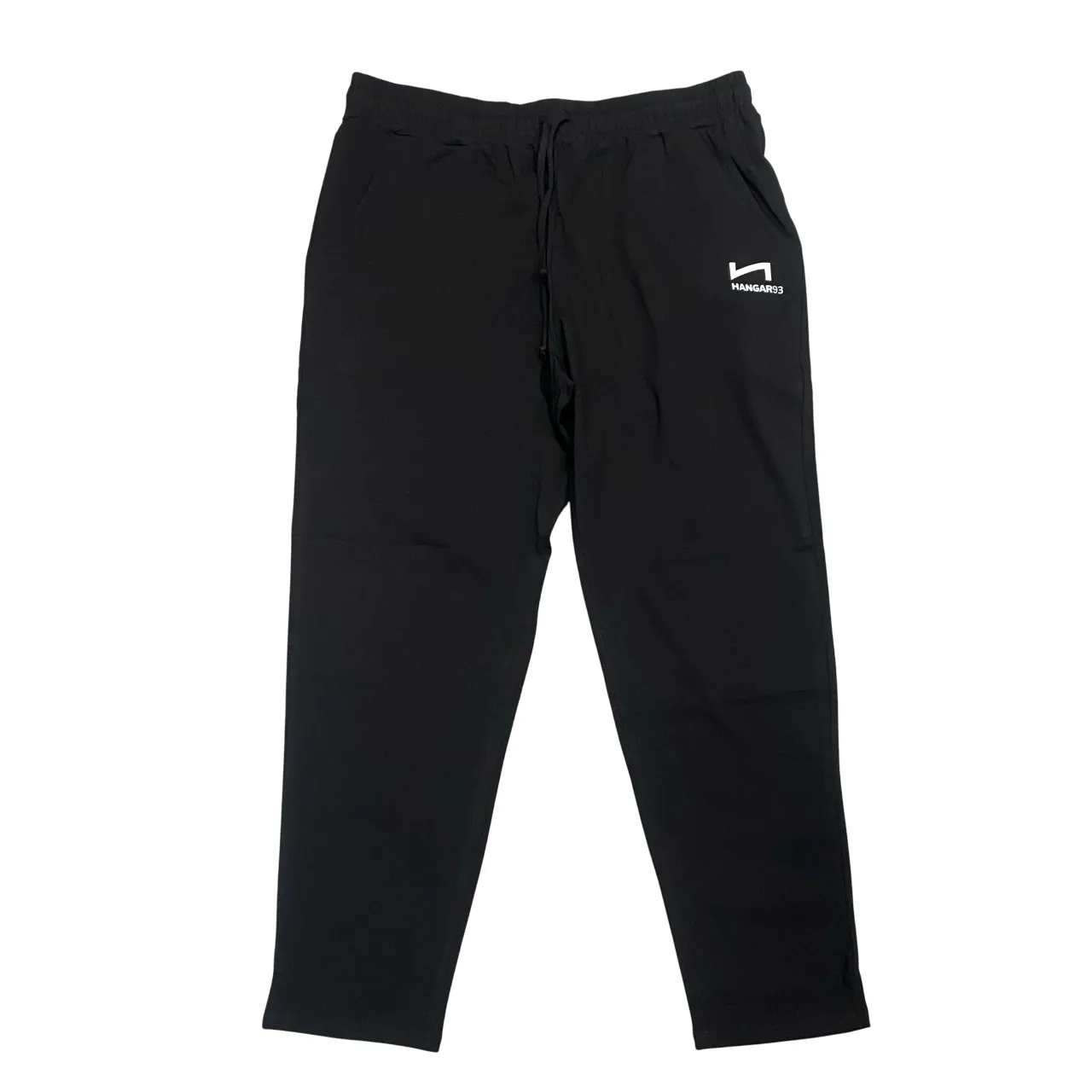 Hangar93 pantalone sportivo da uomo  in cotone jersey Over Size z234U1 NRO02 nero Basic Style Basic Utility