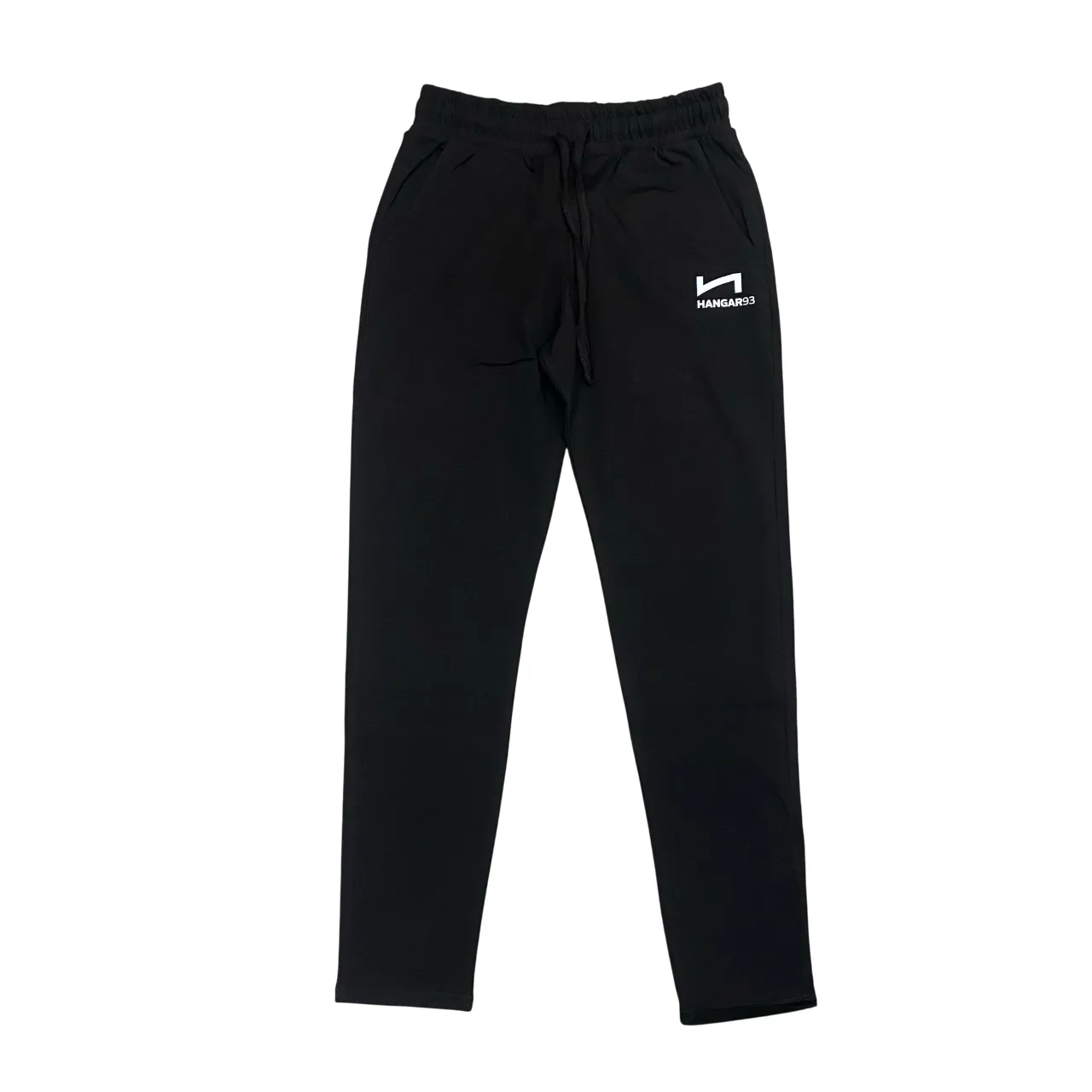 Hangar93 pantalone sportivo da uomo  in cotone jersey z234U NRO1 nero Quick-Dry Material