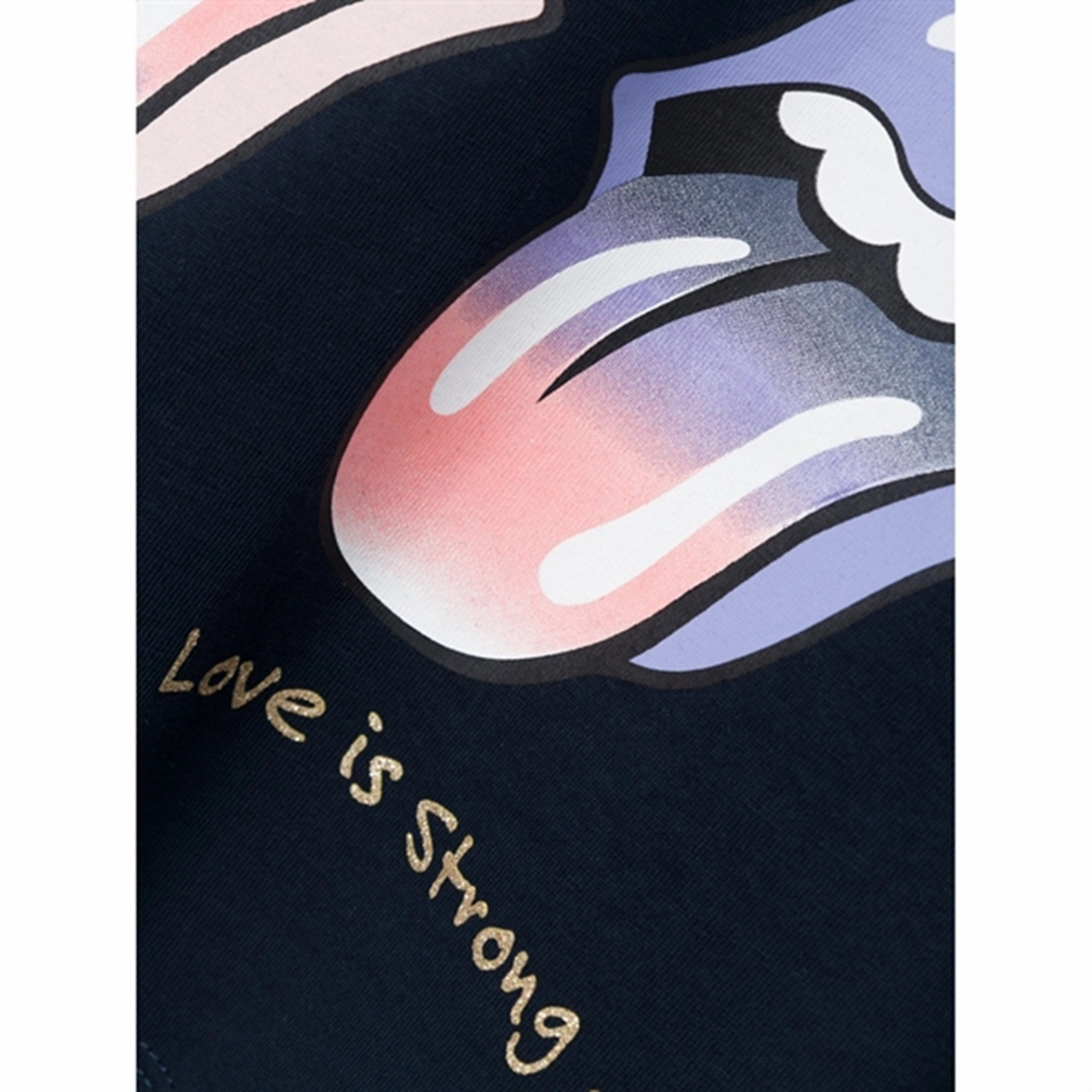 Name it Dark Sapphire Narina Rolling Stones T-Shirt Noos Classic Layer WrinkleFreeFabric