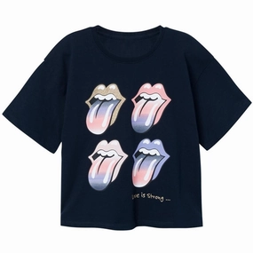 Pocket Design Name it Dark Sapphire Narina Rolling Stones T-Shirt Noos