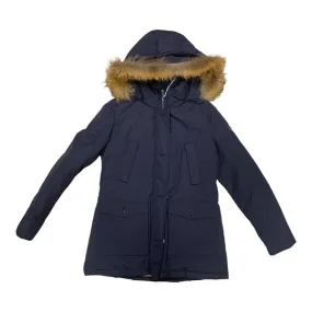 Chance Happer giubbotto da donna con cappuccio e pelliccia 69915 621 blu