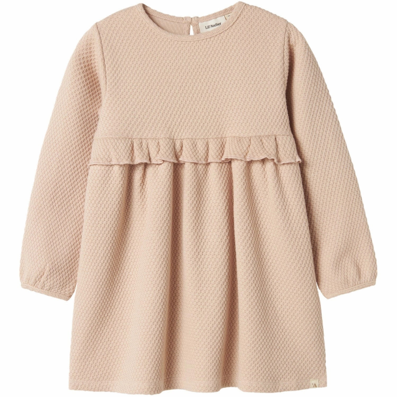 Lil'Atelier Cameo Rose Nmfnoella Ls Dress Lil Snap-Closure Special-Occasion