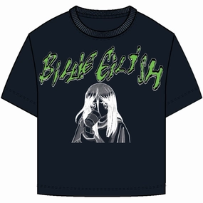 Fade Resistant Coating Lightweight Comfort Wear Name It Black Jaxana Billie Eilish T-Shirt