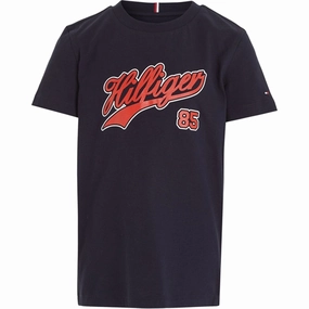 Outdoor Fashion Effortless Fashion Tommy Hilfiger Hilfiger Script T-shirt Desert Sky