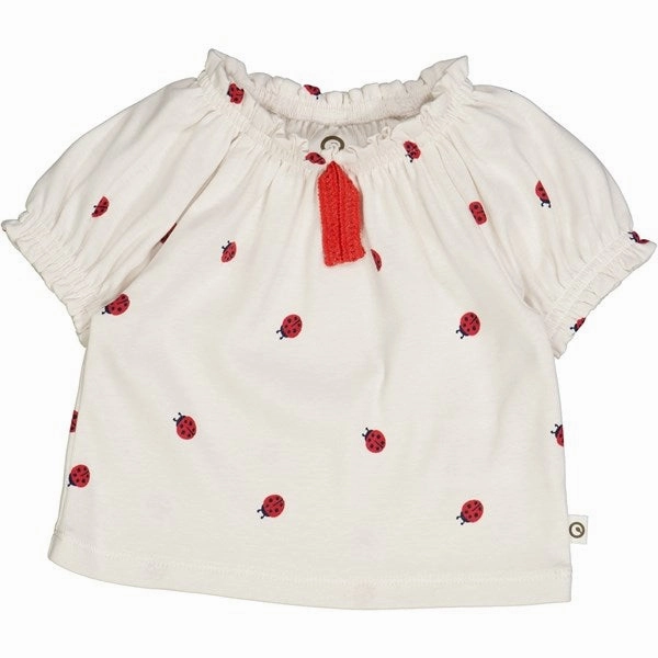 sports activity Fashion-Forward Fit M??sli Balsam Cream/Apple Red/Night Blue Ladybird Top