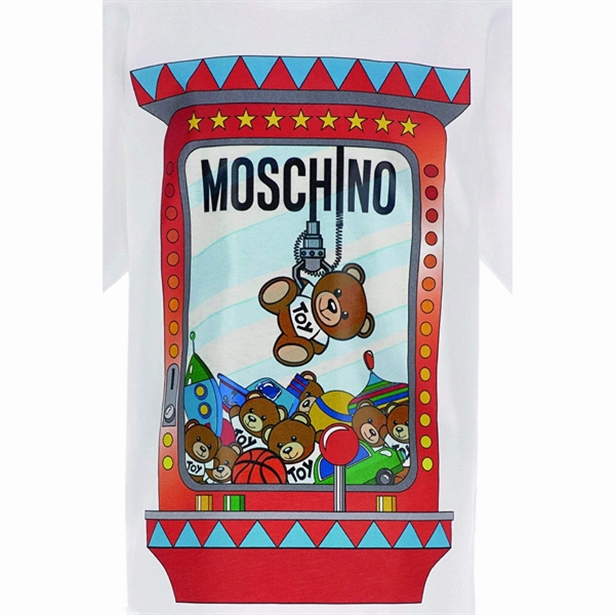 Moschino Optical White T-Shirt Maxi Feminine Appeal City Outfit