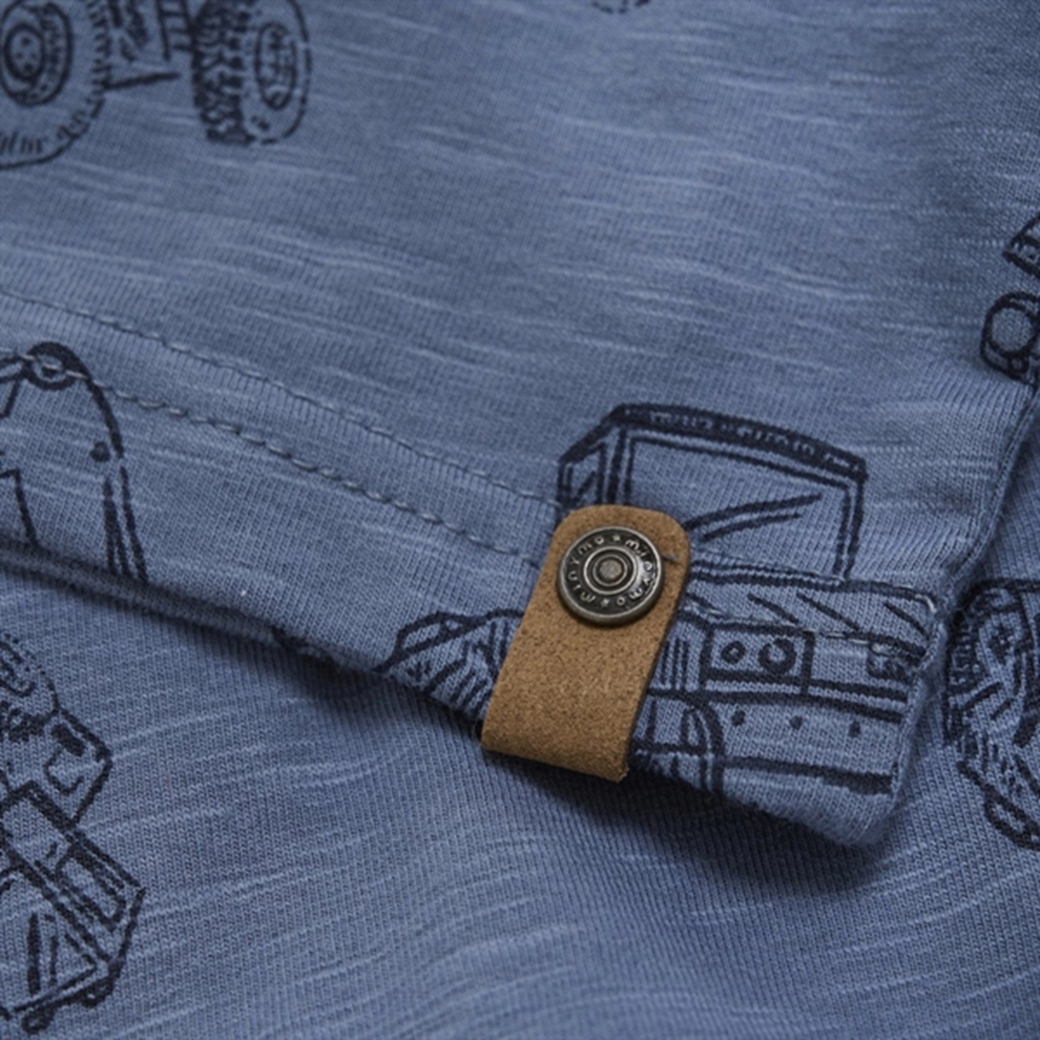 Minymo China Blue Bluse AOP Anniversary Celebration