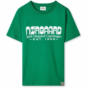Mads N?rgaard Verdant Green Printed Tee Thorlino Tee spring fashion