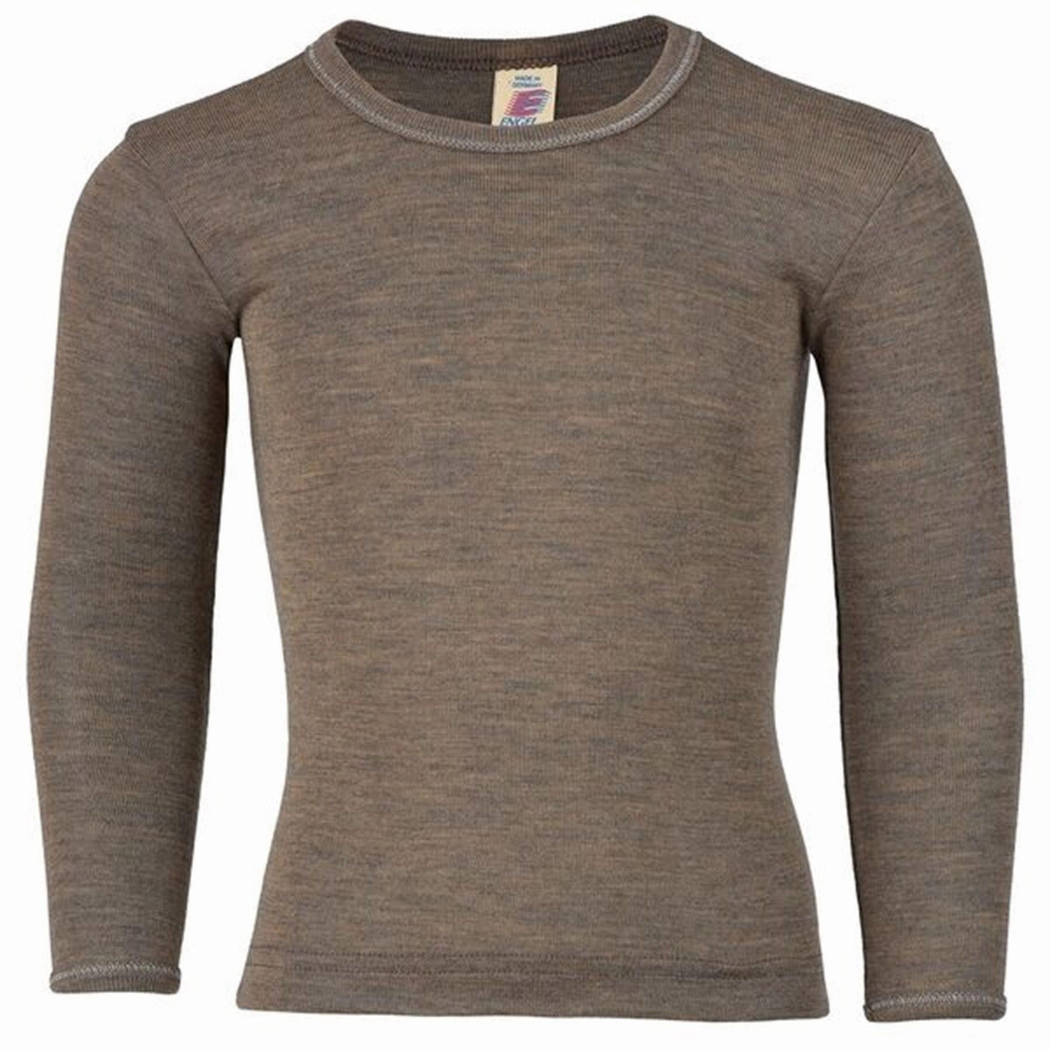 Engel Childrens Shirt Long Sleeved Walnut Travel-friendly
