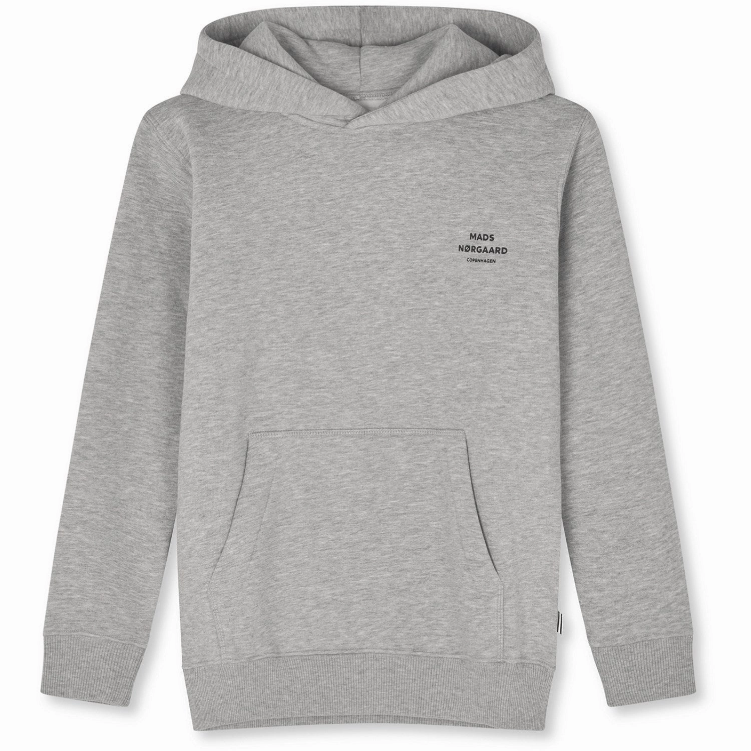 Mads N?rgaard Grey Melange Standard Hudini Sweatshirt Trend-Driven Fray Resistant Finish