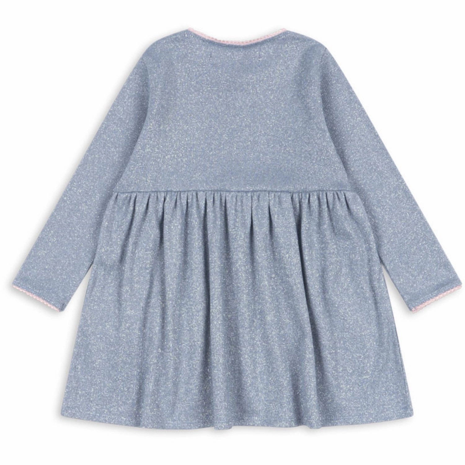 Mesh-Sleeve Saturated Hue Konges Sl?jd Purple Impression Roli Dress