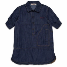 Marni Denim Dress Snag-Resistant Texture Flow