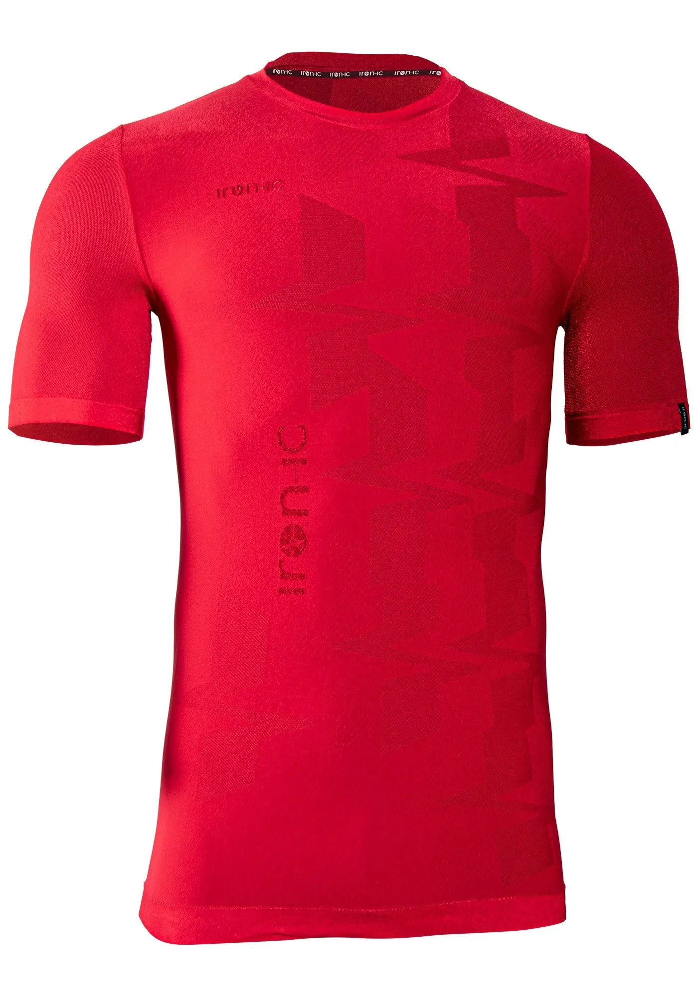 Indoor Event Easy Look Iron-IC Maglia da uomo manica corta Zig Zag Outwear UV Protection 201600 rosso