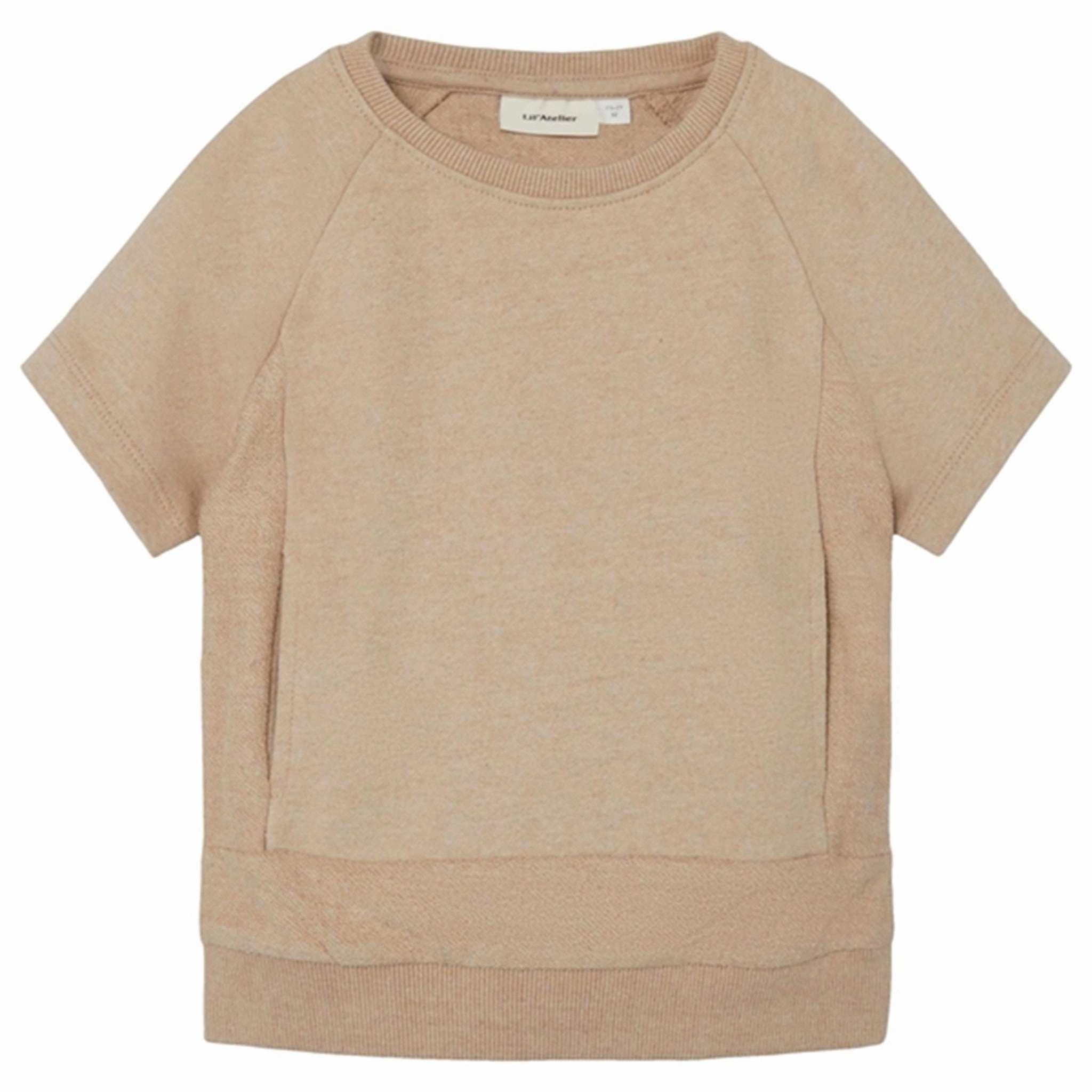 Lil'Atelier Croissant Daylin Loose Sweat T-Shirt Layered Shoulder Design