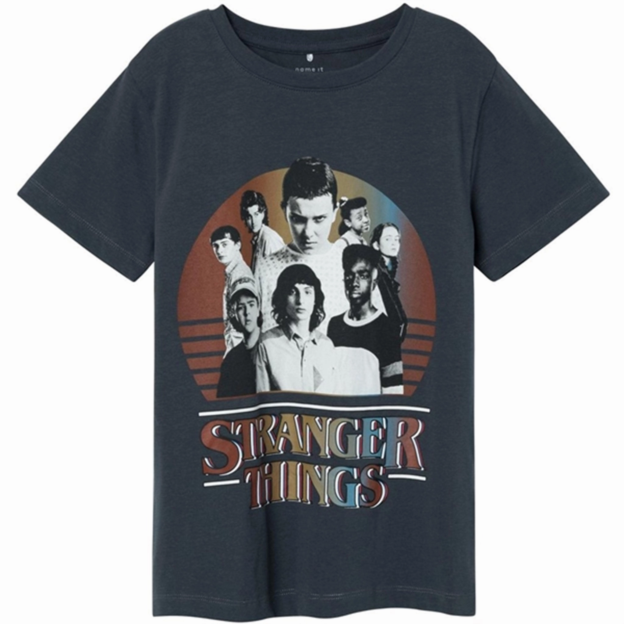Name it India Ink Fritz Stranger Things T-Shirt Simple Fit Pastel color