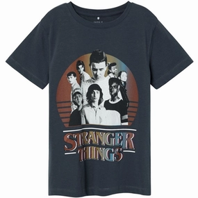 Name it India Ink Fritz Stranger Things T-Shirt Simple Fit Pastel color