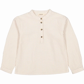garden party Gradient effect MarMar Grey Sand Gingham Tokyo Shirt