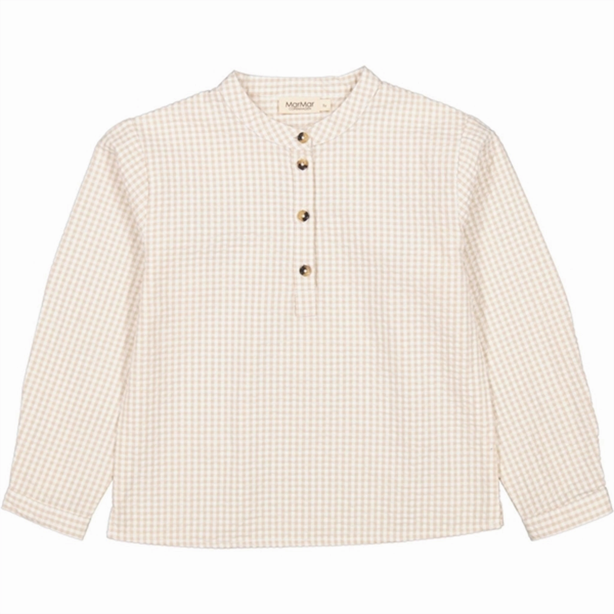 garden party Gradient effect MarMar Grey Sand Gingham Tokyo Shirt