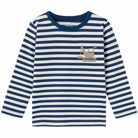 Spring Break Plaid Design Name it Estate Blue Theis Blouse